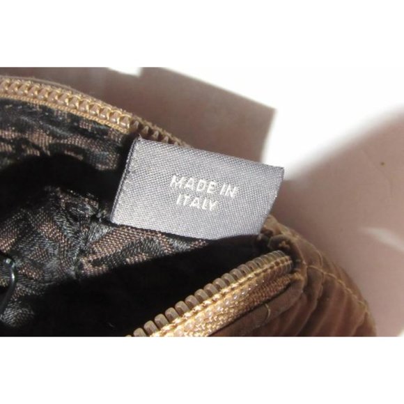 Bally Tangold Leather Chrome Belt Bag Fanny Pack Designer Wallet - Picture 5 of 11